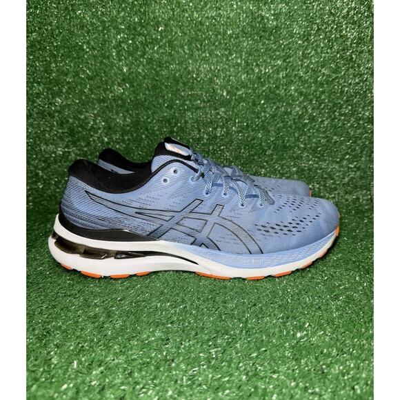 Asics Mens Gel Kayano 28 1011B189 Blue Running Shoes Athletic Sneakers Size 10 - Picture 1 of 11